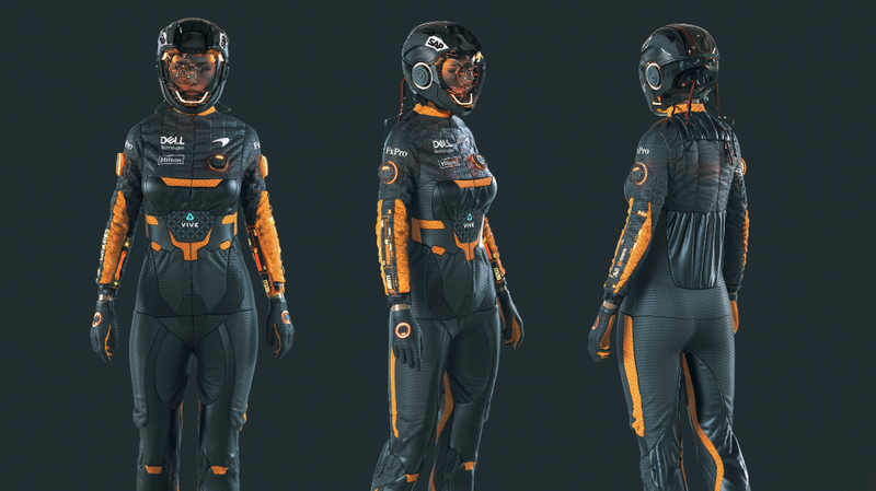 Illustration for article titled McLaren's Concept of F1 in 2050 Is Like a Futuristic Video Game You Never Expected Become Reality